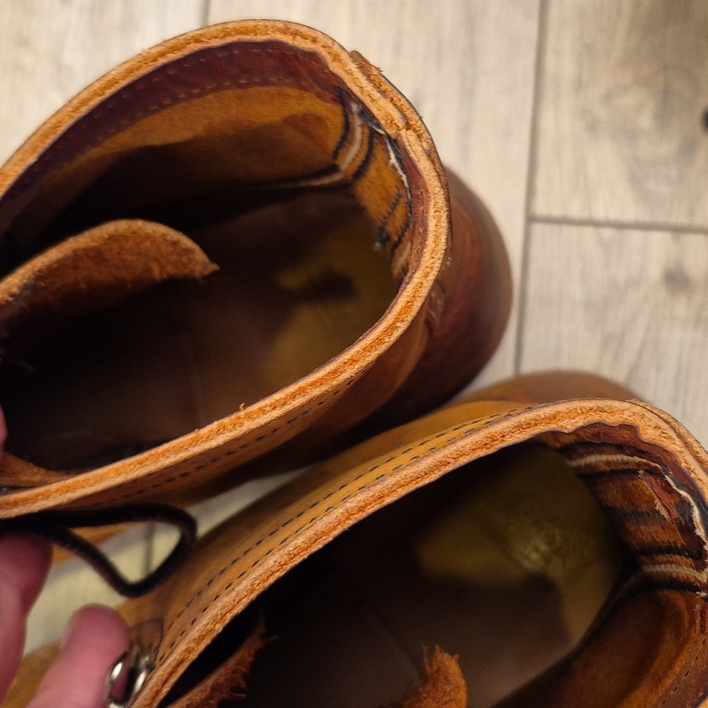 RED WING Iron Ranger 8085 Copper Brown Leather Sz 10.5 D Mens Lace Up Work Boots - Picture 13 of 14